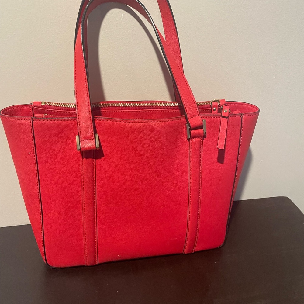 Kate Spade Red Tote Bag - Picture 3 of 7